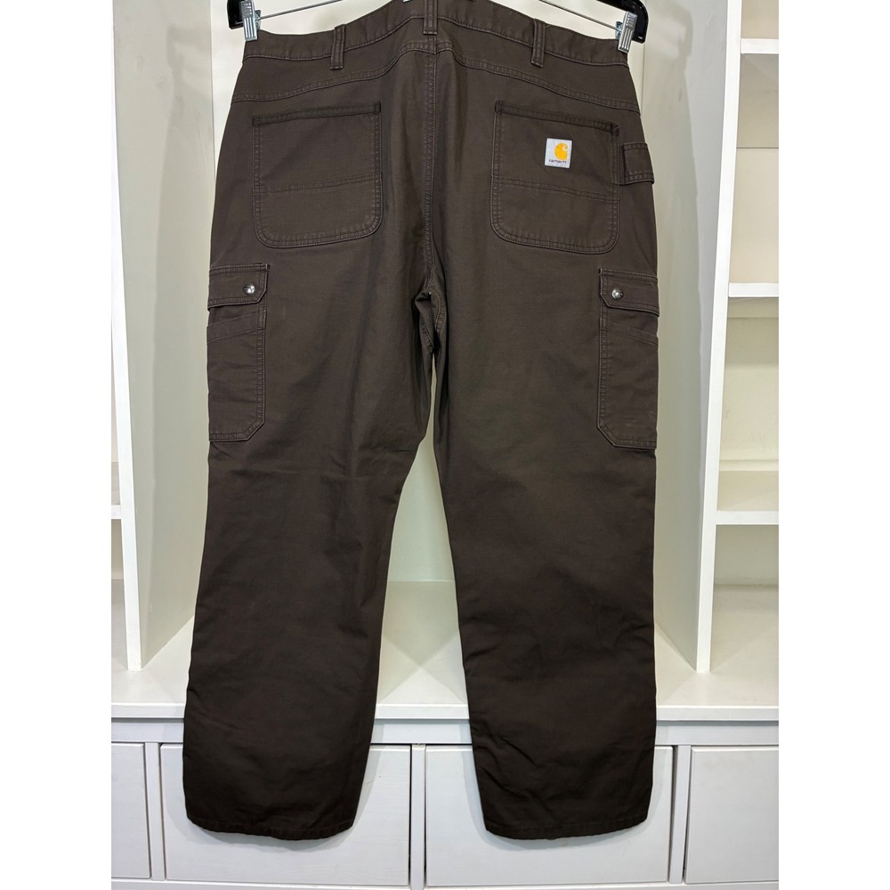 Sold.  Carhartt Mens Rugged Flex Ripstop Cargo Work Pants Brown 42x30